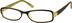 Rectangle Glasses 261515 in Yellow
