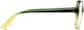Side view of Geometric Glasses 262024 in Green thumbnail