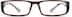 Rectangle Glasses 263015 in Brown