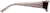 Side view of Rectangle Glasses 263015 in Brown thumbnail