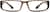 Front view of Rectangle Glasses 263025 in Tortoiseshell thumbnail