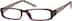 Rectangle Glasses 263215 in Brown
