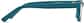 Side view of Kids' Rectangle Glasses 263416 in Blue thumbnail