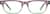 Front view of Kids' Rectangle Glasses 263417 in Purple thumbnail