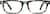 Front view of Kids' Rectangle Glasses 263439 in Multi thumbnail