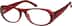 Oval Glasses 264118 in Red