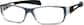 Angle view of Rectangle Glasses 264912 in Gray thumbnail
