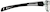 Side view of Rectangle Glasses 264936 in Black thumbnail