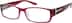 Rectangle Glasses 265218 in Red
