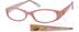 Oval Glasses 267819 in Pink
