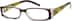 Rectangle Glasses 268115 in Brown