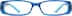 Rectangle Glasses 268116 in Blue