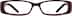 Rectangle Glasses 268118 in Red