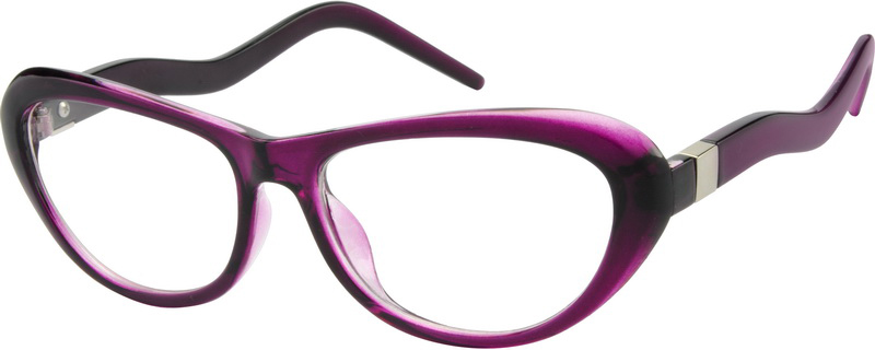 Purple Cat Eye Glasses 269617