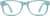 Front view of Square Glasses 270416 in Blue thumbnail
