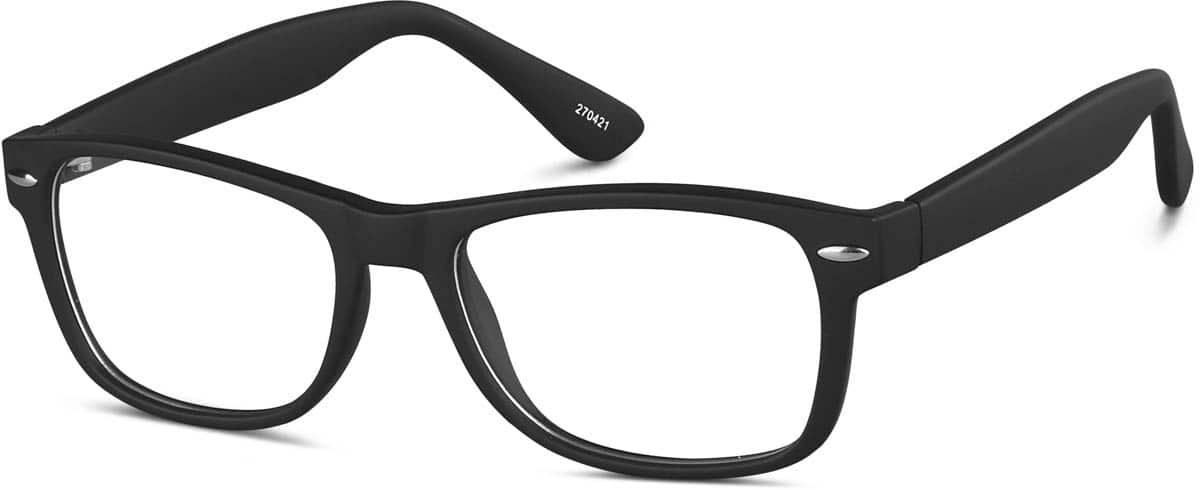 Black Square Glasses #270421