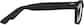 Side view of Square Glasses 270421 in Black thumbnail