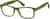 Angle view of Square Glasses 270424 in Green thumbnail