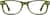 Front view of Square Glasses 270424 in Green thumbnail