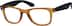 Square Glasses 270515 in Brown