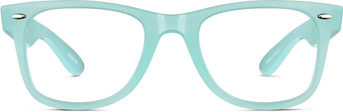 Blue Square Glasses