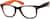Angle view of Square Glasses 270522 in Black thumbnail