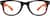 Front view of Square Glasses 270522 in Black thumbnail
