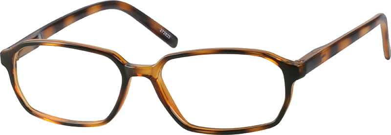 Angle view of Rectangle Glasses 272825 in Tortoiseshell