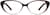 Front view of Oval Glasses 274015 in Brown thumbnail