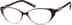 Oval Glasses 274018 in Red