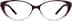 Oval Glasses 274018 in Red