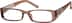 Kids’ Rectangle Glasses 274115 in Brown