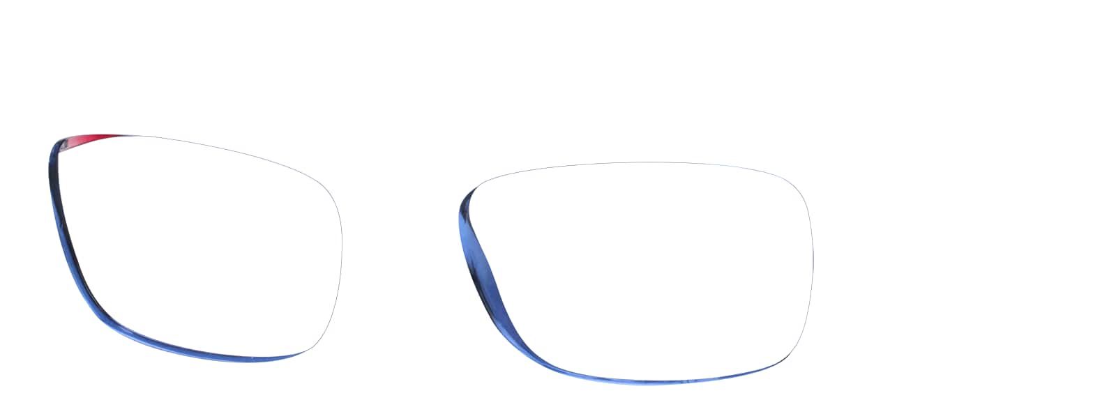 【Zenページ】 Blue Rectangle Glasses #278216 | Zenni Optical