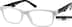 Rectangle Glasses 278230 in White