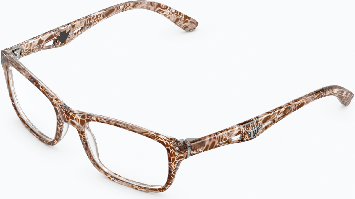 Angle view of Rectangle Glasses 278239 in Giraffe thumbnail