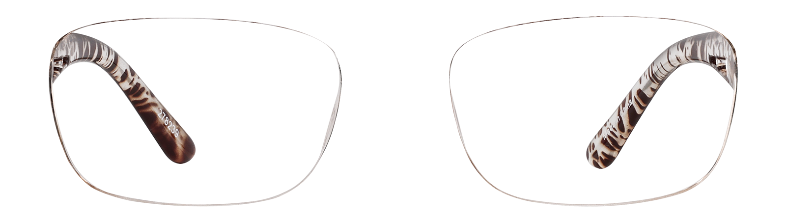 【Zenページ】 Blue Rectangle Glasses #278216 | Zenni Optical