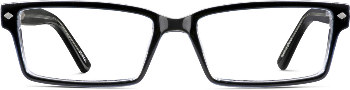 Black Rectangle Glasses