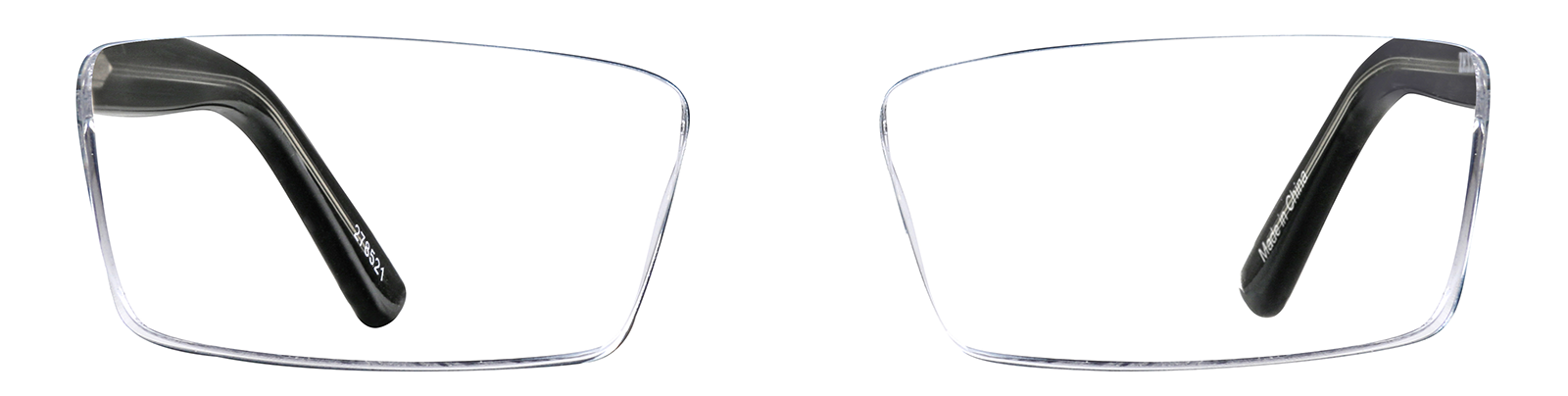 Black Rectangle Glasses #278521 | Zenni Optical