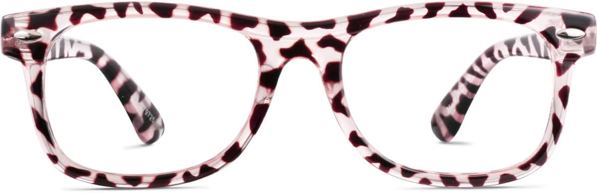 Front view of Square Glasses 279725 in Tortoiseshell