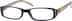 Rectangle Glasses 281221 in Black