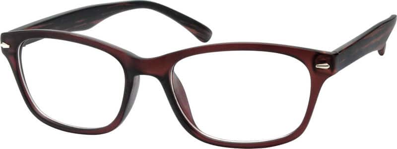 Black Rectangle Glasses #282221 | Zenni Optical