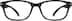 Rectangle Glasses 282221 in Black