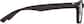 Side view of Rectangle Glasses 282221 in Black thumbnail