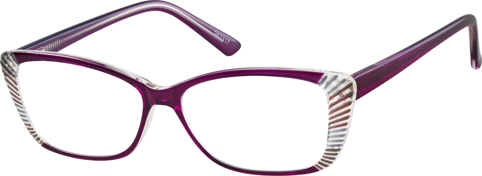 Black Rectangle Glasses #282321 | Zenni Optical