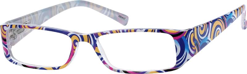 百貨店福袋 Rectangle Multicolor Glasses Optical Zenni | #282437 応援グッズ