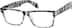 Rectangle Glasses 282552 in Gray