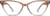 Front view of Cat-Eye Glasses 283615 in Brown thumbnail