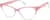 Angle view of Cat-Eye Glasses 283619 in Pink thumbnail