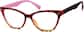 Angle view of Cat-Eye Glasses 283625 in Tortoiseshell thumbnail