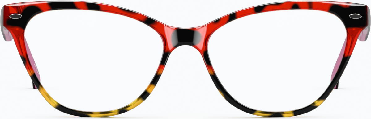Front view of Cat-Eye Glasses 283625 in Tortoiseshell thumbnail
